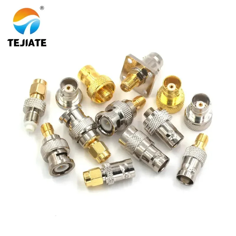 1PCS BNC Type SMA Type Adapter BNC To SMA Connector J-KRP K-KKF K-K K-J Male/Female Header Gold Plated Nickel Plated