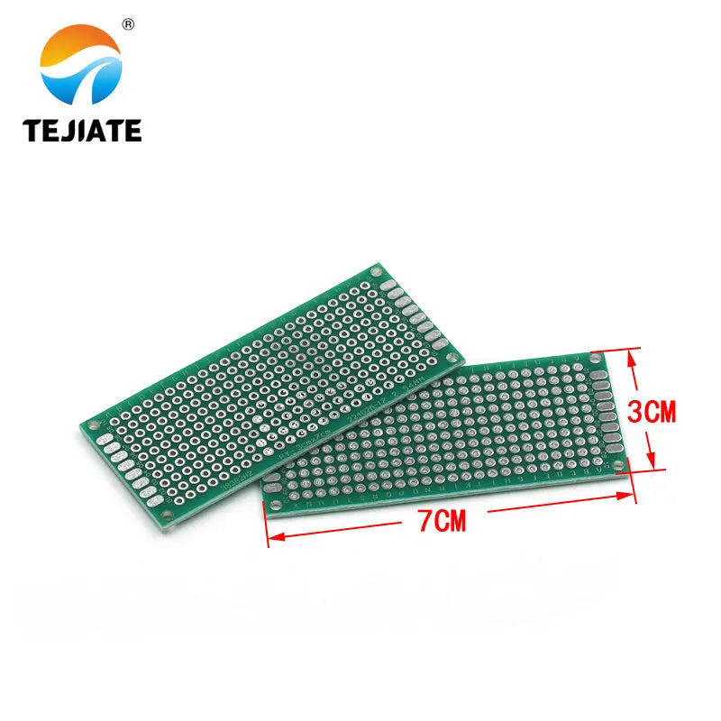 Double-sided tin plate PCB circuit board 4*6 5*7 6*8 7*9CM fiberglass board universal board perforated board