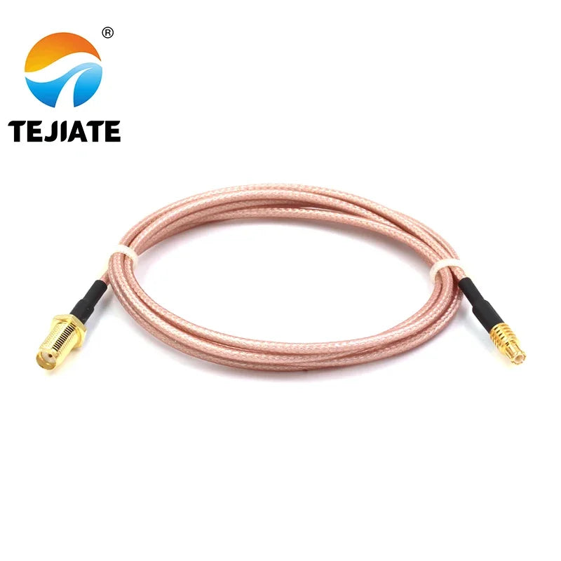 1PCS TEJIATE Adapter Cable MCX To SMA Type MCX-J Convert SMA-KY 8-90CM 1M 1.5M 2M Length Connector RG316 Wire