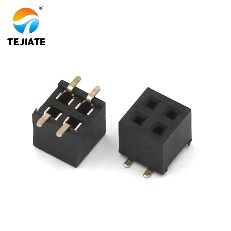 10PCS SMT double row female spacing 2.54MM 2 * 2/3/4/5/6/7/8/9/10/12/14/15/20-40P female seat