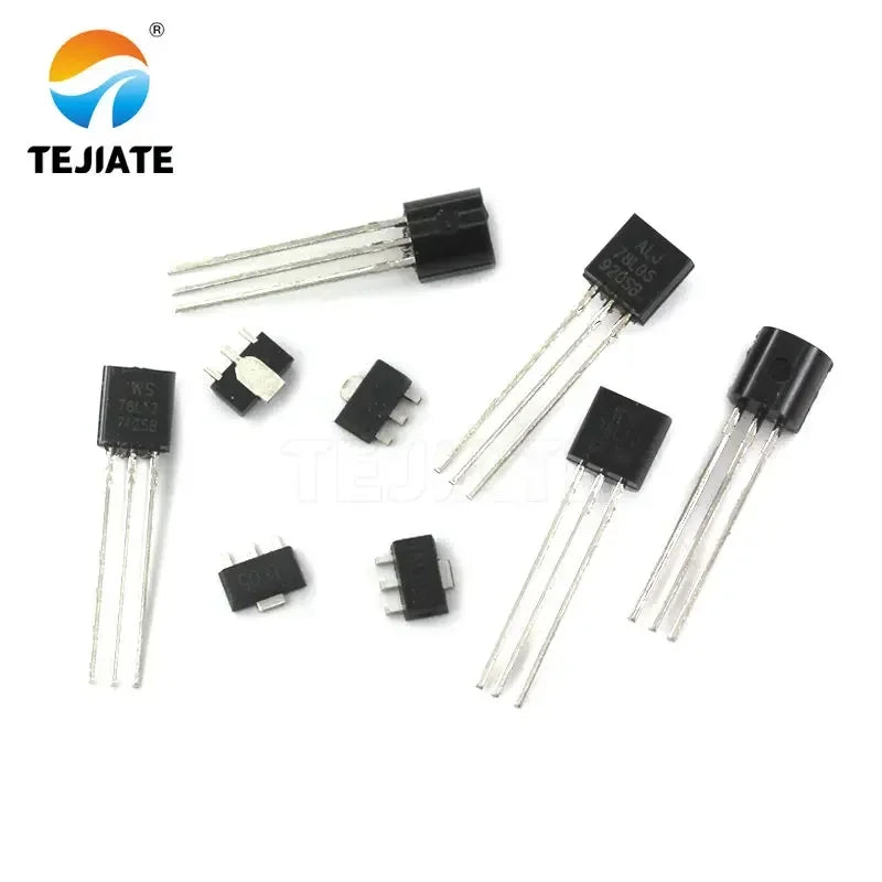 5PCS TEJIATE Triode 78L05 78L06 78L08 78L09 78L10 78L12 78L15 Stable Voltage Three Ports Tertiary Tube SMD DIP Type