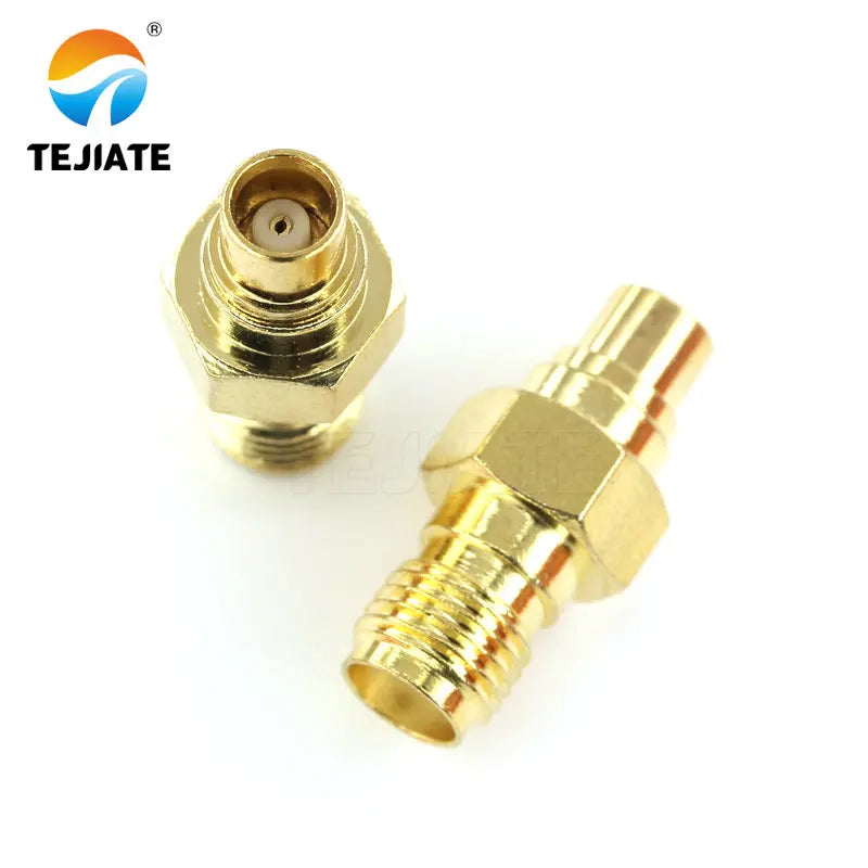 1PCS SMA to MCX MMCX adapter SMA/MCX/MMCX-J/K internal and external RF coaxial adapter connector antenna gold-plated