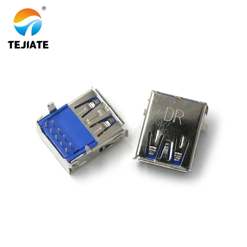 5pcs USB3.0-AM / AF 90 / 180 Degree USB A Male Plug A Female Seat B Female square port A Type B Sockect Interface Connector