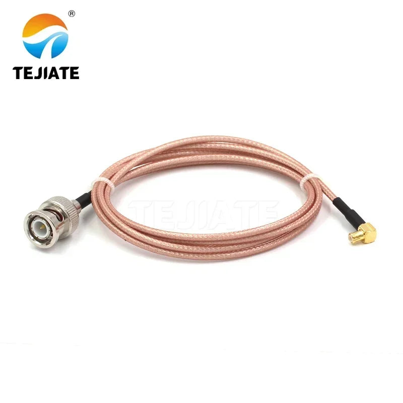 1PCS TEJIATE Adapter Cable MCX To BNC Type MCXJW Convert BNCJ 8-90CM 1M 1.5M 2M Length Connector RG316 Wire