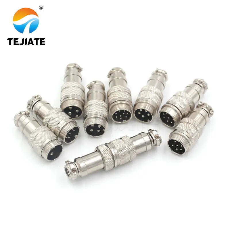 1set Gx16 butting aviation connector plug docking femal & mele 2pin 3pin 4pin 5pin 6pin 7pin 8pin 9pin 10pin circular connector