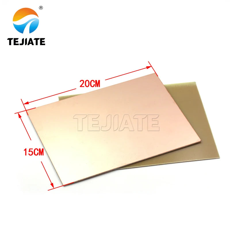 Single-sided and double-sided copper clad laminate PCB circuit board 10*15*20*30CM single-sided and double-sided glass fiber cop