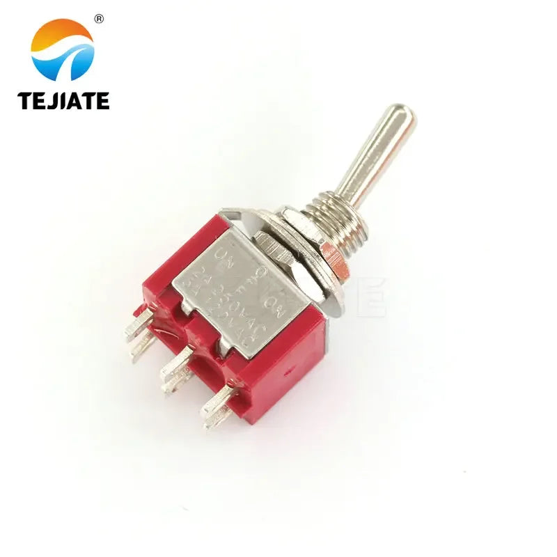5pcs MTS-302 9 Pin 2 Position ON/ON 5A/125VAC 2A/250VAC Toggle Switch