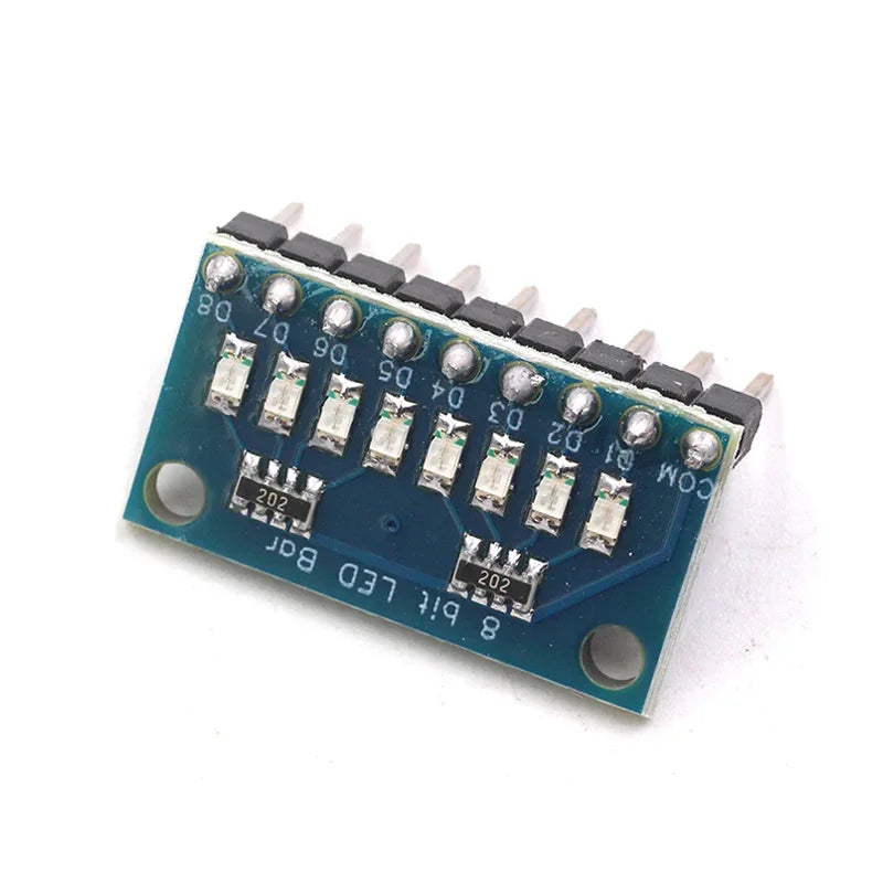 3.3V/5V 8-bit blue/red common anode/common cathode LED indicator module DIY LED light strip