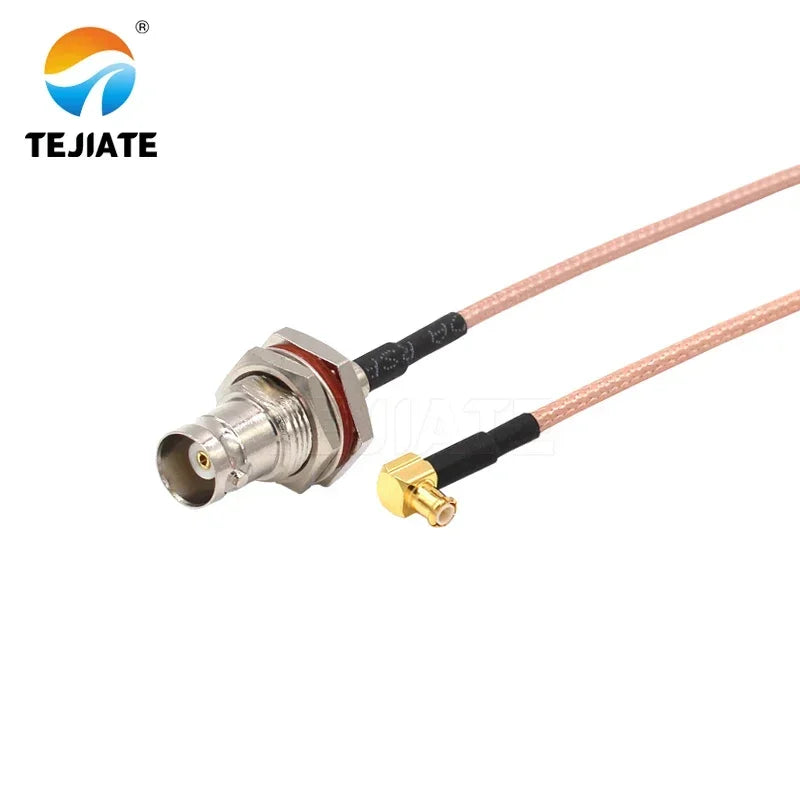1PCS TEJIATE Adapter Cable BNC To MCX Type BNCK Convert MCXJW 8-90CM 1M 1.5M 2M Length Connector RG316 Wire