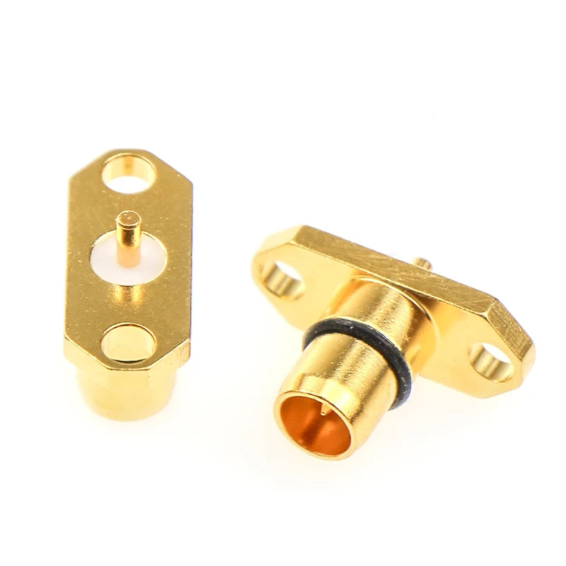 1pcs BMA-JFD RF Connector with Rhombus 2-Hole Flange BMA-JF Microstrip Base Diamond-shaped 2-Hole Base for Electronic Components