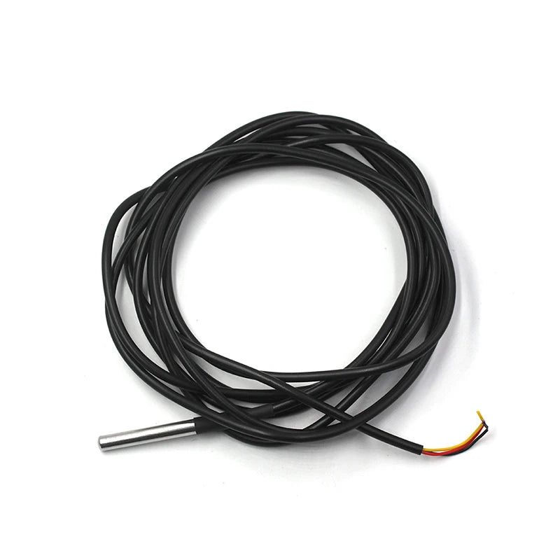 DS18B20 stainless steel package waterproof type cable length 1 meter with XH2.54 terminal