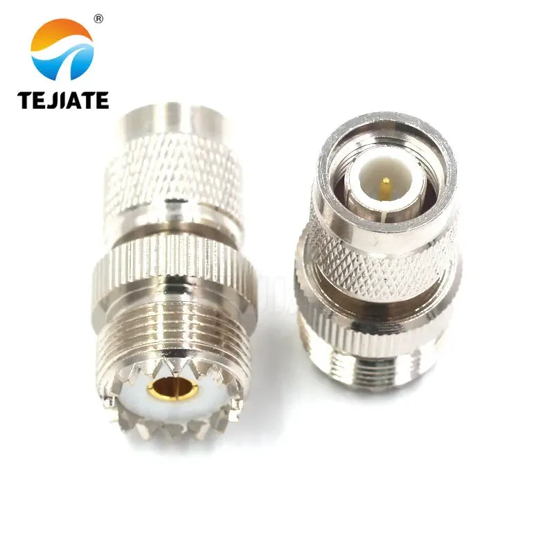 1 M-seat to TNC adapter UHF to TNC male and female straight RF coaxial connector wiring terminal