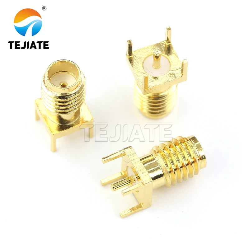 1PCS SSMA-KE RF Outer Screw Inner Hole PCB Soldering Board Socket Mini SMA Female Connector