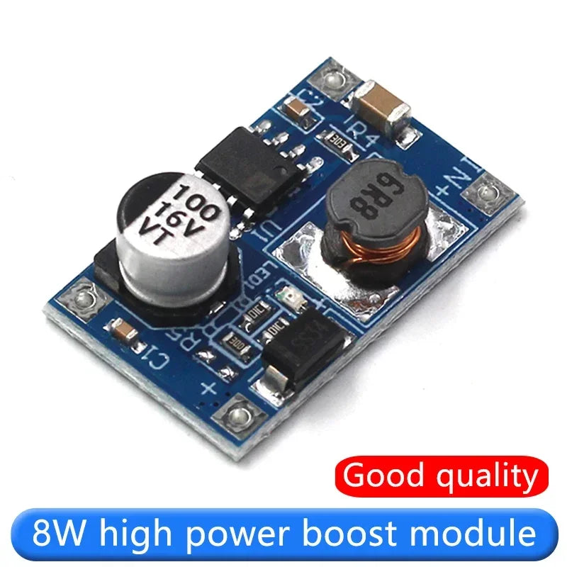 8W High Power Boost Module Input 3V-6V To 12V 3.7V Lithium Battery Power Bank USB Boost Board