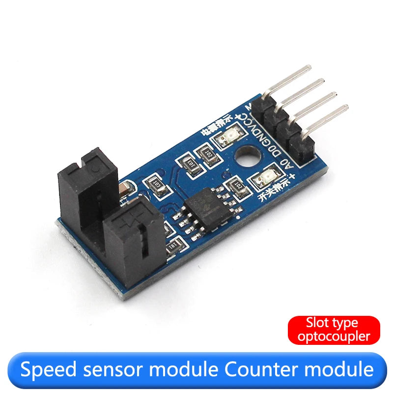 Speed Sensor Module Counter Motor Test Module Slot Type Optocoupler Module