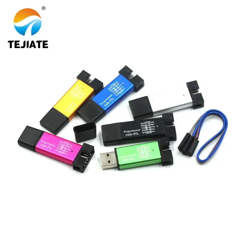 1PCS TEJIATE STC Singlechip 51 Program Auto DownloadWire USB to TTL Cold Start Active Burning Board