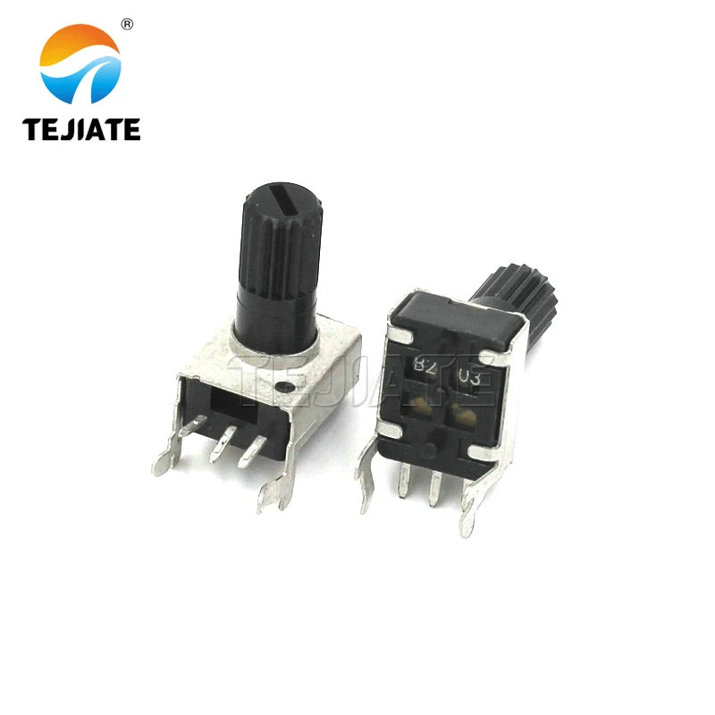 5PCS 0932 potentiometer adjustable resistor vertical 5K 10K 50k 100K 3-foot long handle 12.5MM RV09 type