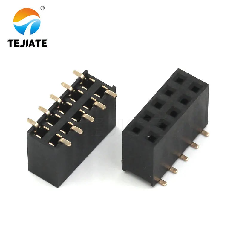 10PCS SMT double row female spacing 2.54MM 2 * 2/3/4/5/6/7/8/9/10/12/14/15/20-40P female seat