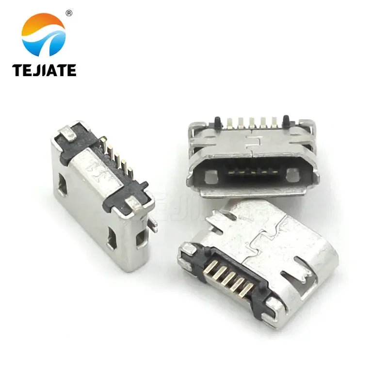 10PCS Micro-USB Socket MK5P Female-socket/Male-plug Paster/Straight-insert Type Plug-in Interface