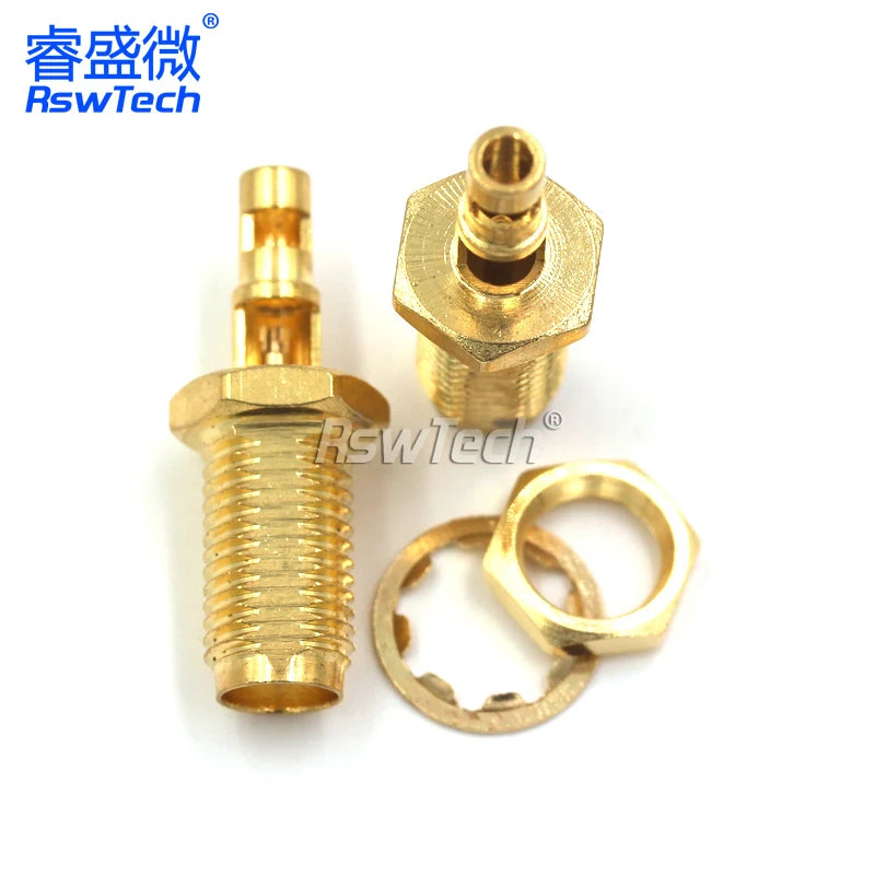 1PCS SMA-KY-J Connector PRSMA-KY Adapter Opening Type Outer Screw Inner Pin/Hole Match For RG178