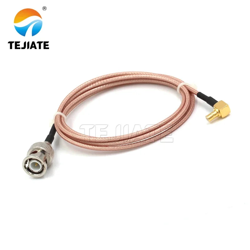 1PCS SMB-KW SMB-JW To BNC-J Adapter Wire BNC Male To SMB Elbow Male To Female RF Wire RG316 Coaxial Impedance 50 Ohms