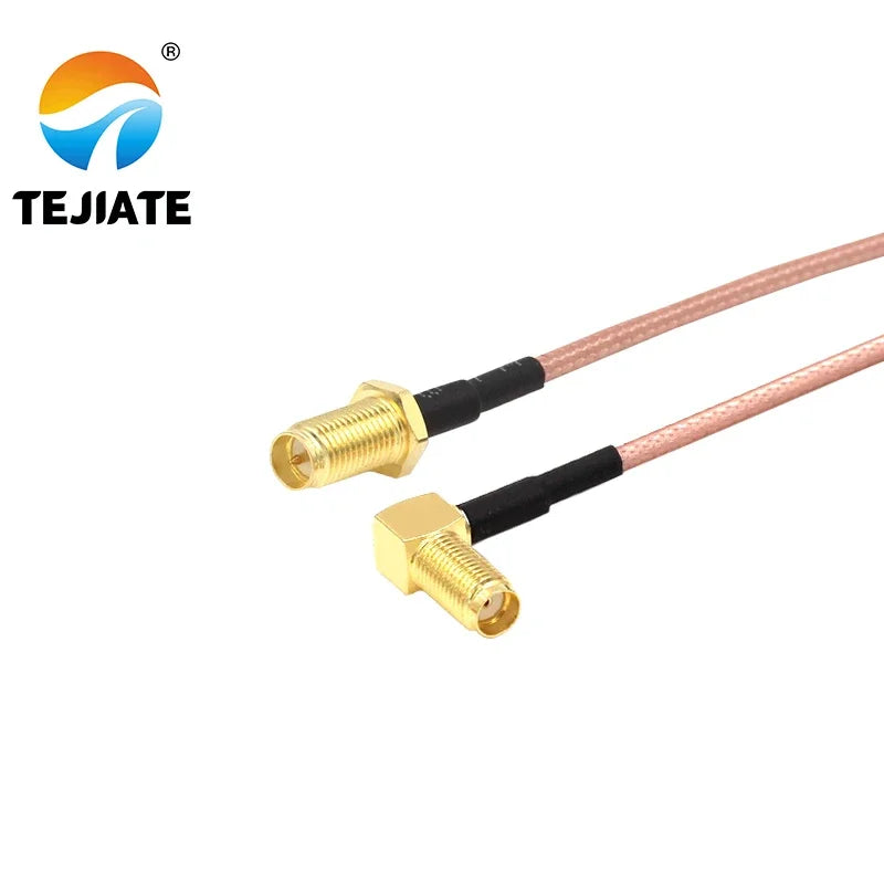 1PCS TEJIATE Adapter Cable RPSMA To SMA Type RPSMA-KY Convert SMA-KW 8-90CM 1M 1.5M 2M Length Connector RG316 Wire
