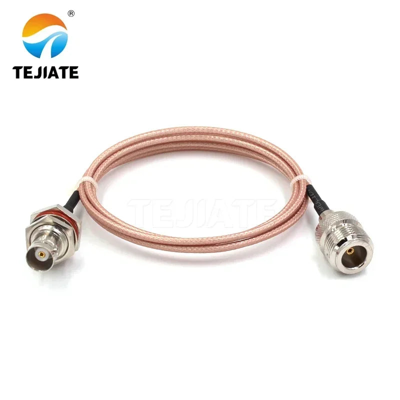1PCS TEJIATE Adapter Cable N To BNC Type NK Convert BNCK 8-90CM 1M 1.5M 2M Length Connector RG316 Wire