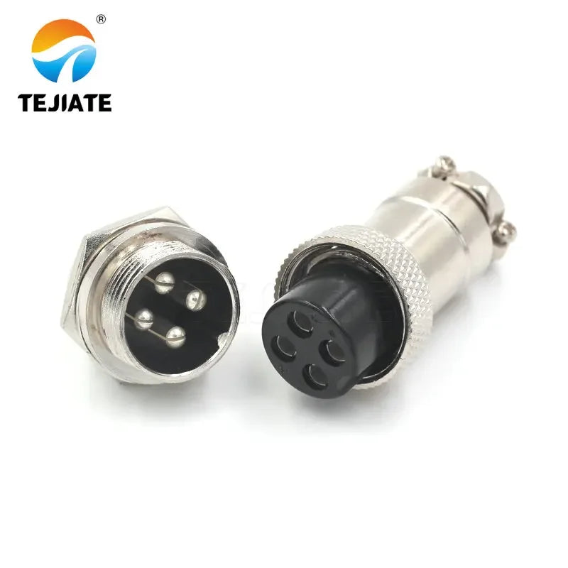 1 set of aviation plug GX20-2P/3P/4P/5P/6P/7P/8P/9P/10P/12P core 20mm socket aviation plug + socket