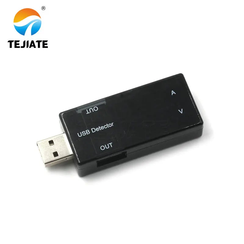 USB current and voltage tester USB voltage ammeter USB current and voltage tester dual meter display
