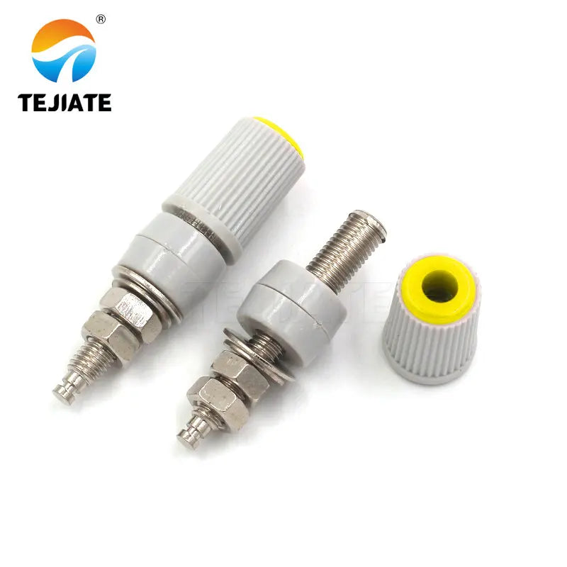 1PCS 30A high current banana socket M5 * 45 pure copper wiring column 5mm banana socket plug 4mm terminal grounding column
