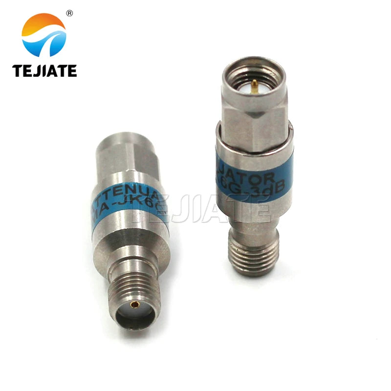 1PCS SMA attenuator SMA-JK male female 2W RF fixed coaxial attenuator 3DB 5DB 6DB to 30DB connector