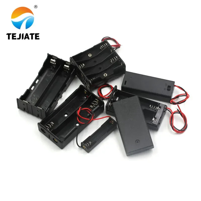 Battery box No.5, No.5 with switch and cover, battery holder 1 section, 2 sections, 3/4/5/6 sections