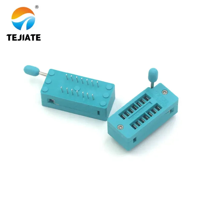 1PCS IC Locking Base Movable Socket Single Machine Chip 14/16/18/20/24/28/40P Test Pedestal