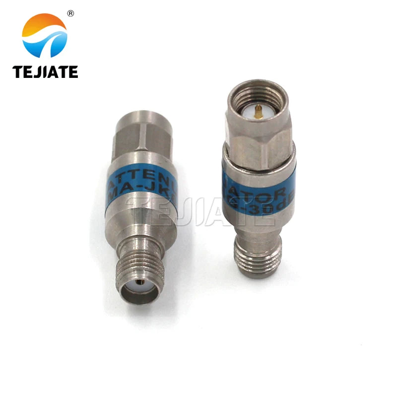 1PCS SMA attenuator SMA-JK male female 2W RF fixed coaxial attenuator 3DB 5DB 6DB to 30DB connector