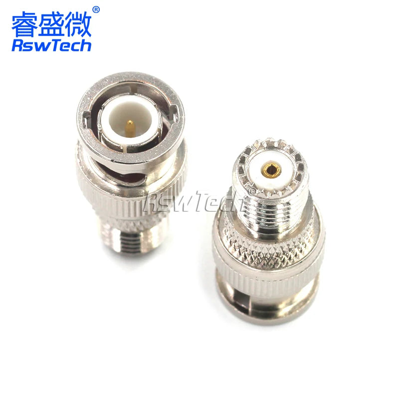 1PCS BNC-UHF To UHFK SMAK-UHF MINI Male/Female Header Connector M Base RF Adapter