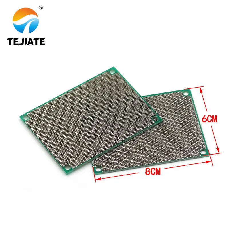 Double-sided tin plate PCB circuit board 4*6 5*7 6*8 7*9CM fiberglass board universal board perforated board