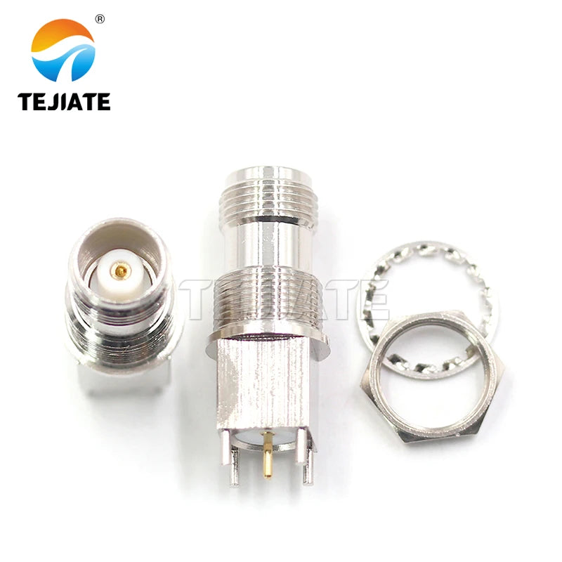 TNC-KYWE TNC-KE PCB welding vertical elbow female seat TNC-KYE TNC-50KHD