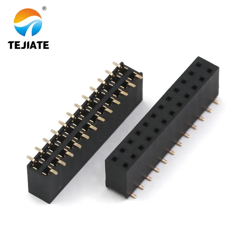 10PCS SMT double row female spacing 2.54MM 2 * 2/3/4/5/6/7/8/9/10/12/14/15/20-40P female seat