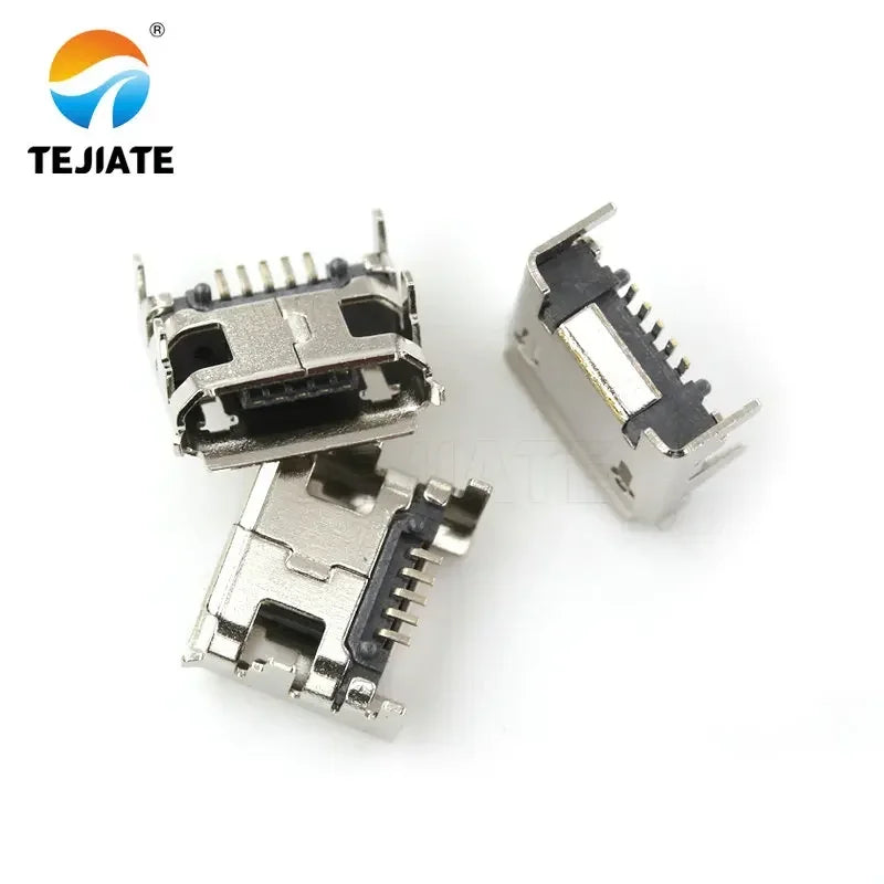 10PCS Micro-USB Socket MK5P Female-socket/Male-plug Paster/Straight-insert Type Plug-in Interface