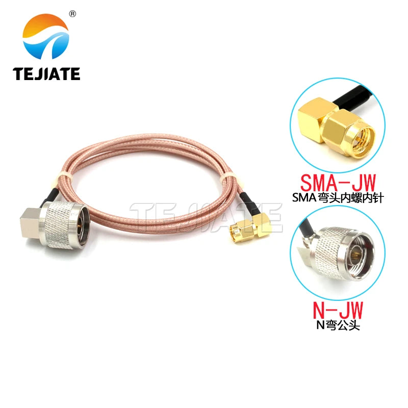 1PCS SMA-JW to N connecting cable SMA bent male to N adapter cable N-JW N-J N-K to SMA RF316 RF cable