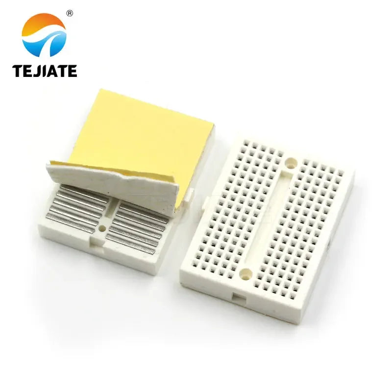 2PCS SYB-170 Universal Solderless Prototype Breadboard 170 tie-points Mini Breadboard DIY Kit White black Red yellow blue green