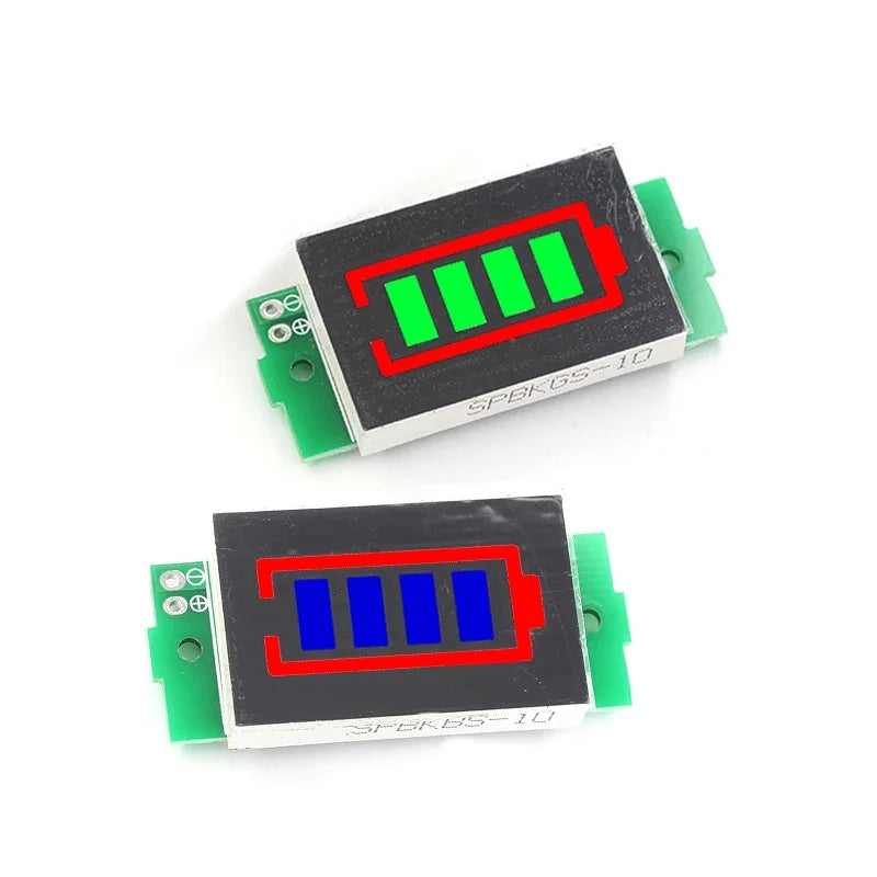 1/2/3/4/6/7/8S lithium battery meter Three-string LED lithium battery pack indicator board display module