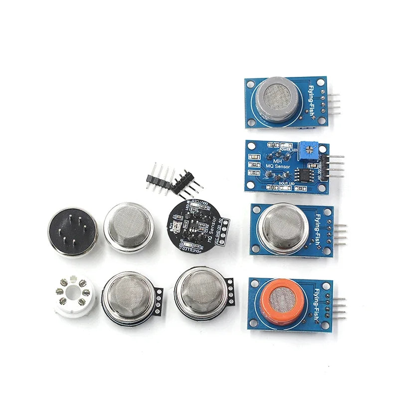 1pcs MQ-2-135-3-7-9 smoke air sensitive alcohol hydrogen carbon monoxide combustible liquefied sensor module probe 2