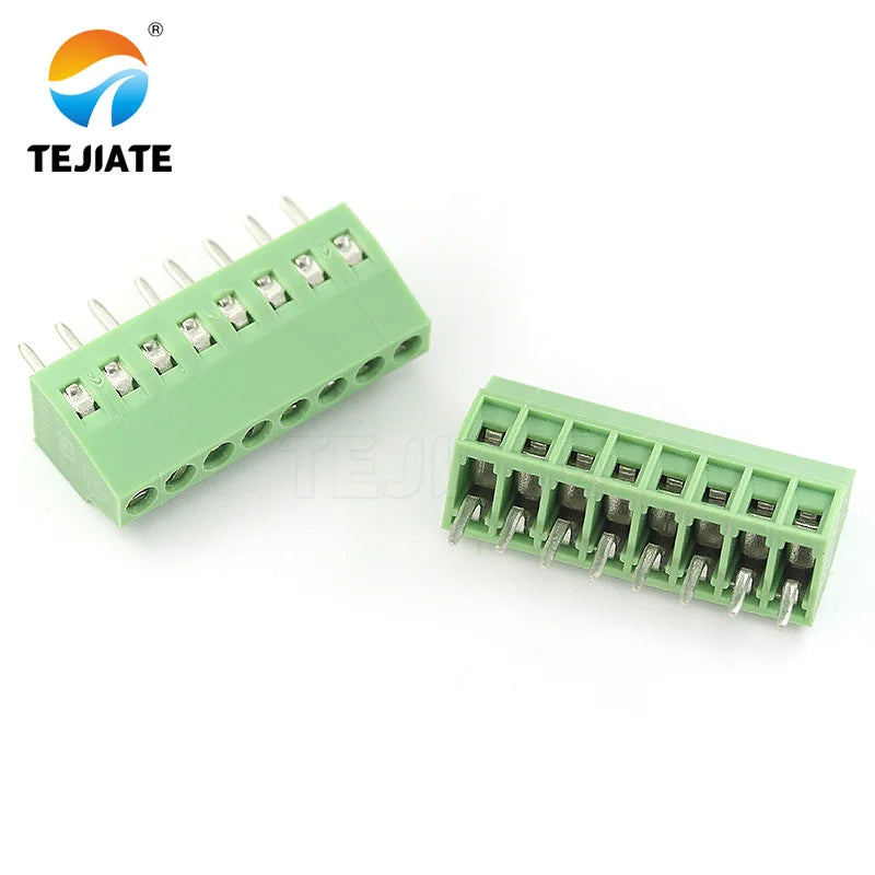2PCS DG308 wiring terminal KF128 2.54mm spacing 120 screw type PCB wiring terminal 2/3P connector