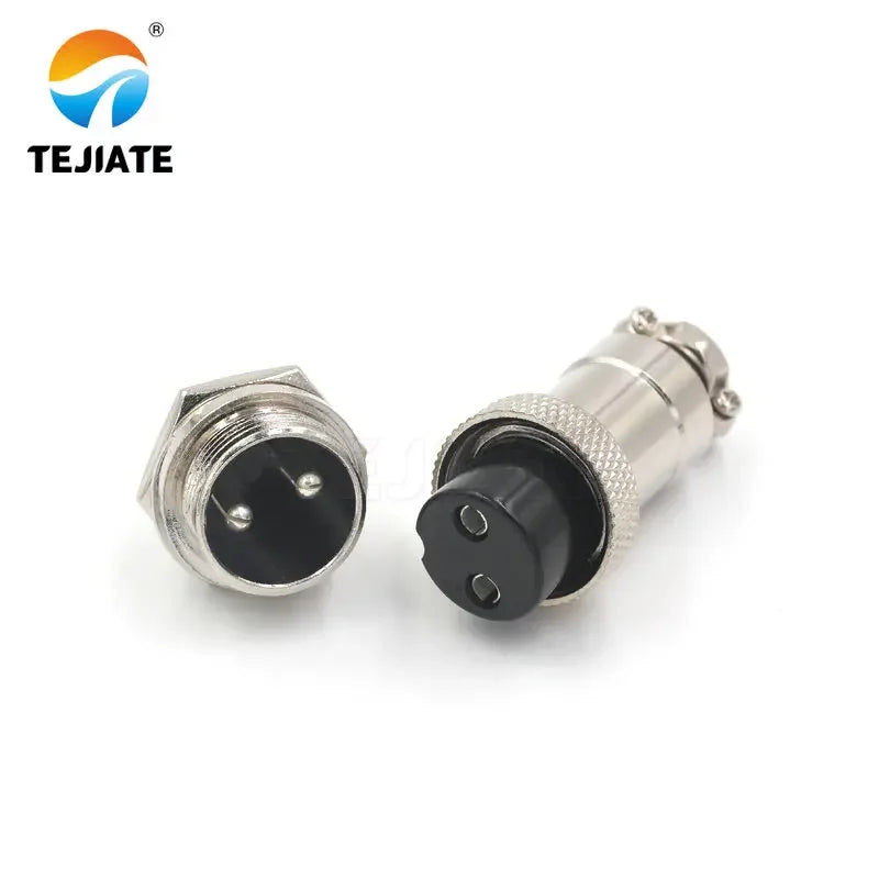 1 set of aviation plug GX20-2P/3P/4P/5P/6P/7P/8P/9P/10P/12P core 20mm socket aviation plug + socket