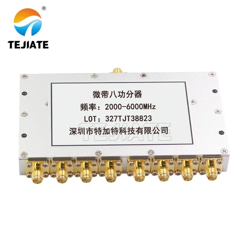 1PCS SMA power divider, one point eight, 2-6G microstrip power divider, 500-3000MHz combiner, 2.4G-6G
