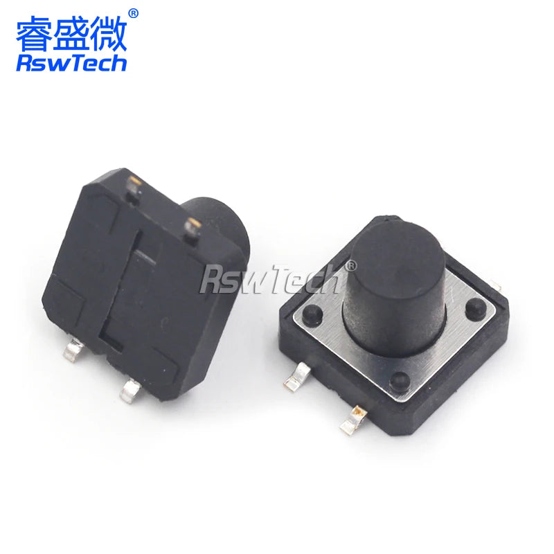 20PCS Paster-type Vertical 4 legs Touch Key Microswitch Erect 4 Foot Button Switch 12*12*4.3/5/6/8/10/13MM