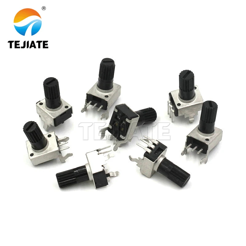 5PCS 0932 potentiometer adjustable resistor vertical 5K 10K 50k 100K 3-foot long handle 12.5MM RV09 type
