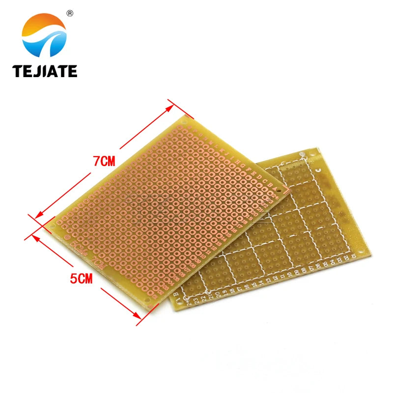Epoxy resin PCB circuit board 5*7 7*9 9*15 12*18 fiberglass universal board perforated board
