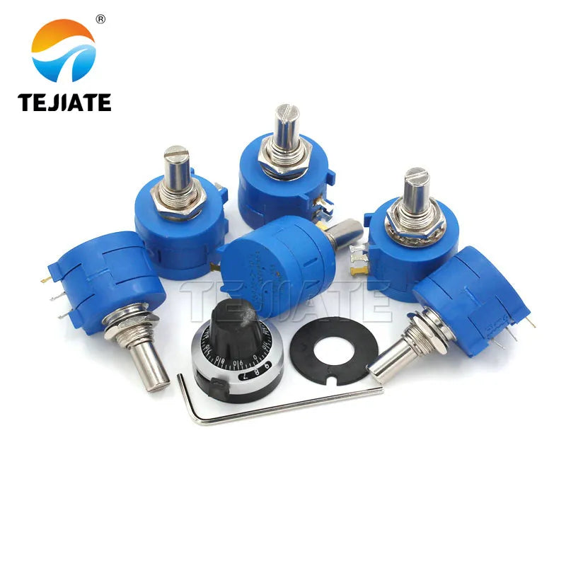 Precision multi-turn wire-wound potentiometer 3590S-2-103L 502L 104L 1K5K10K100K scale knob